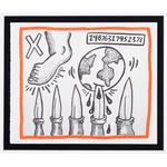 4 Keith Haring Screenprints; IX, X, XX, XVIII